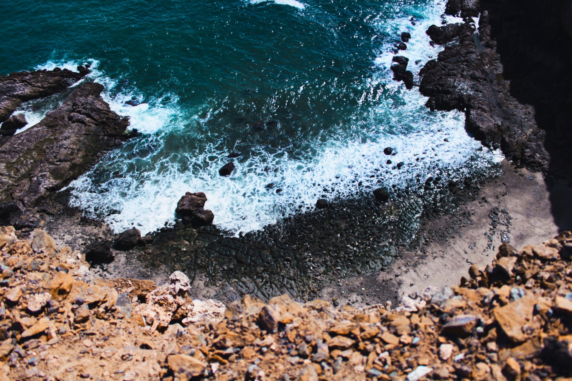 Rocky Omani coastline